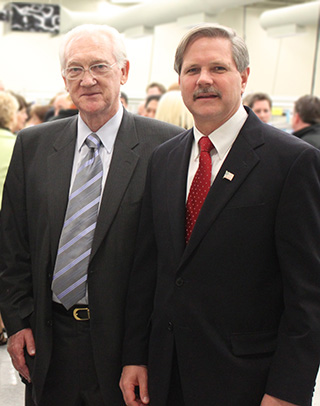 Rogers and North Dakota Senator John Hoeven