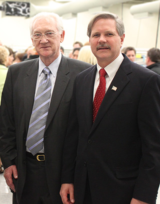 Rogers and North Dakota Senator John Hoeven Rogers and North Dakota Senator John Hoeven