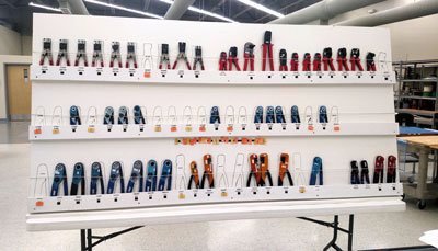 Organized crimping tools